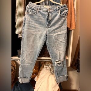 Abercrombie & Fitch Light Wash Denim Jeans